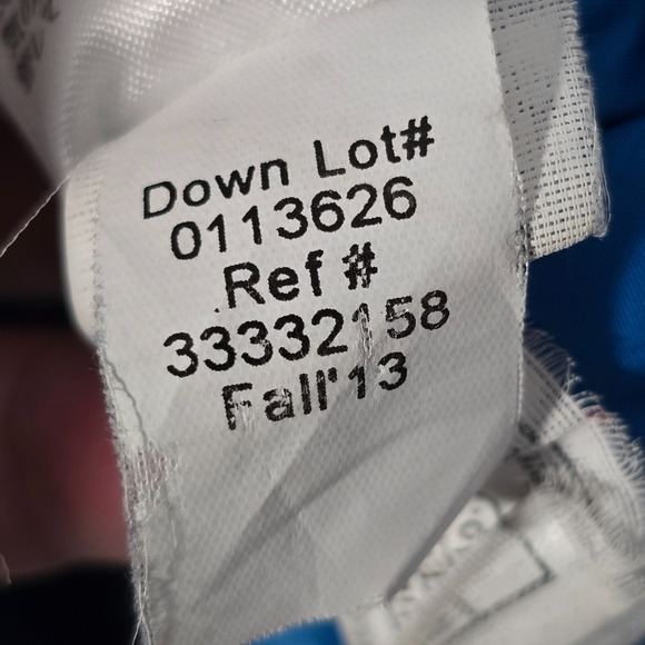 Eddie Bauer Vest Mens XL Tall Blue First Ascent Down Puffer Hiking Outdoors READ - Picture 10 of 15